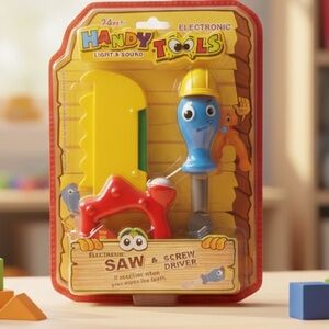 New Factory sealed. Handy Tools Electronic Lights & Sound Saw & Screwdriver